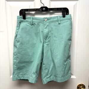 Nautica Shorts Deck Classic Chino Style Green Men’s Size 30 9” Inseam